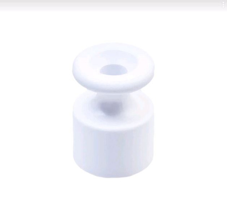 BIRONI Пластик Белый Изолятор 100шт/уп B1-551-21-100