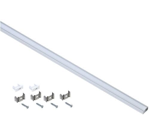 IEK Профиль алюм. для LED ленты 1607 накл. прям. 2м к-т опал