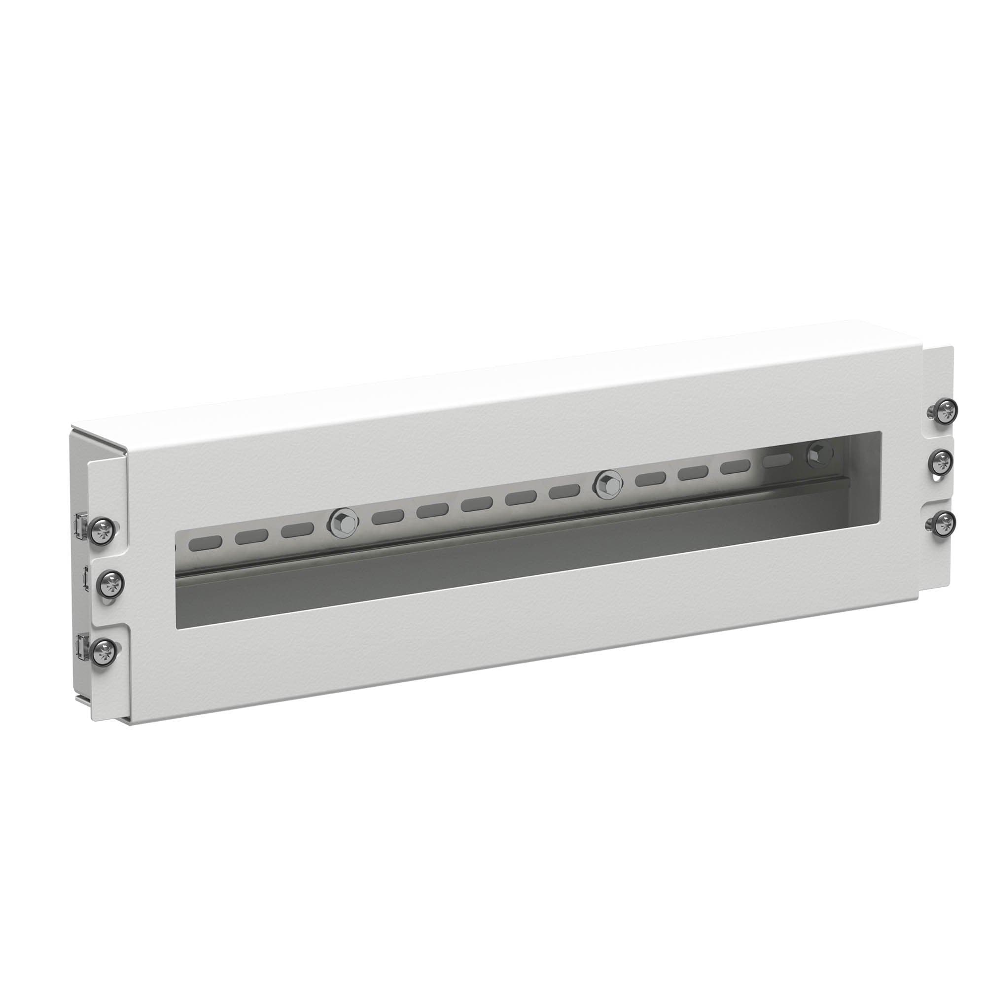 DKC Модуль 3U с DIN рейкой для 19" IT-корпусов, RAL7035