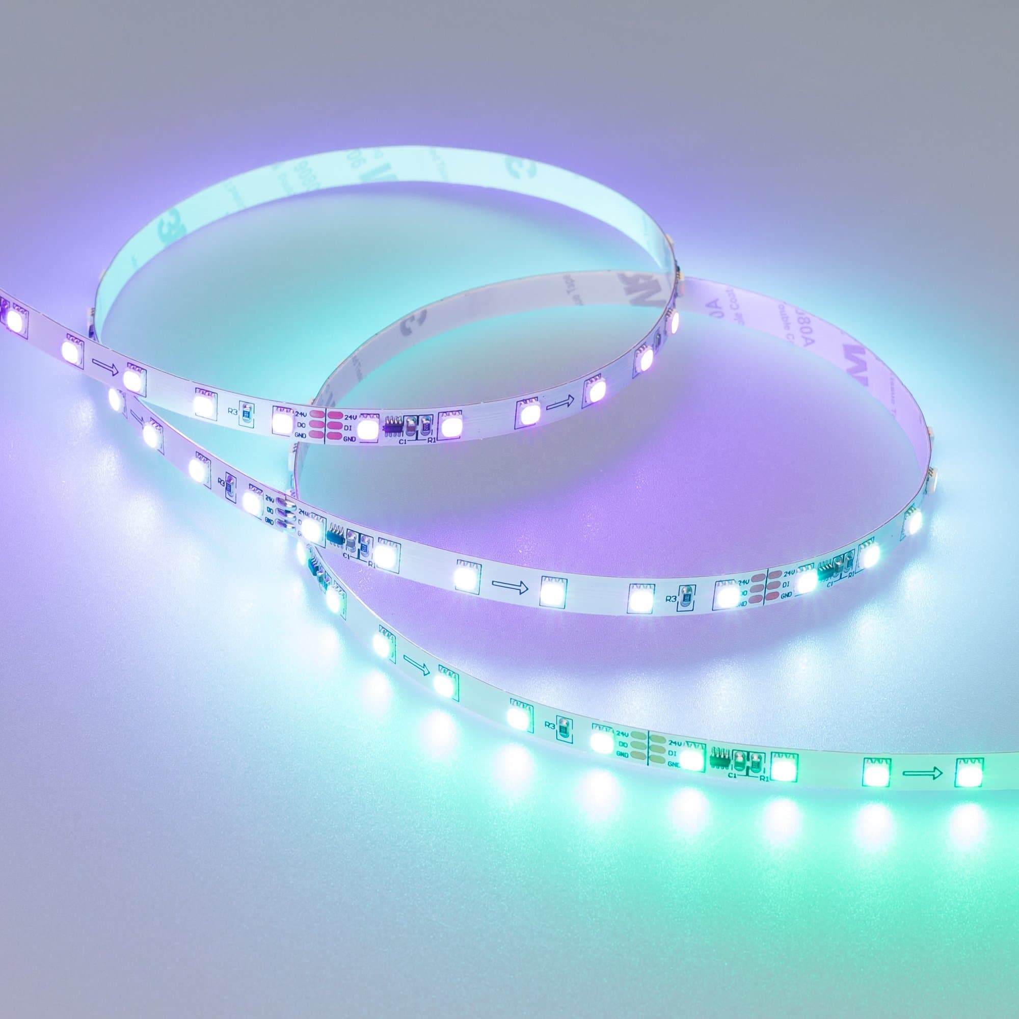Arlight Светодиодная лента SPI-5000-3535-72 24V Cx6 RGB (7mm, 14.4W/m, IP20) (Открытый, IP20) 030195 — миниатюра 6