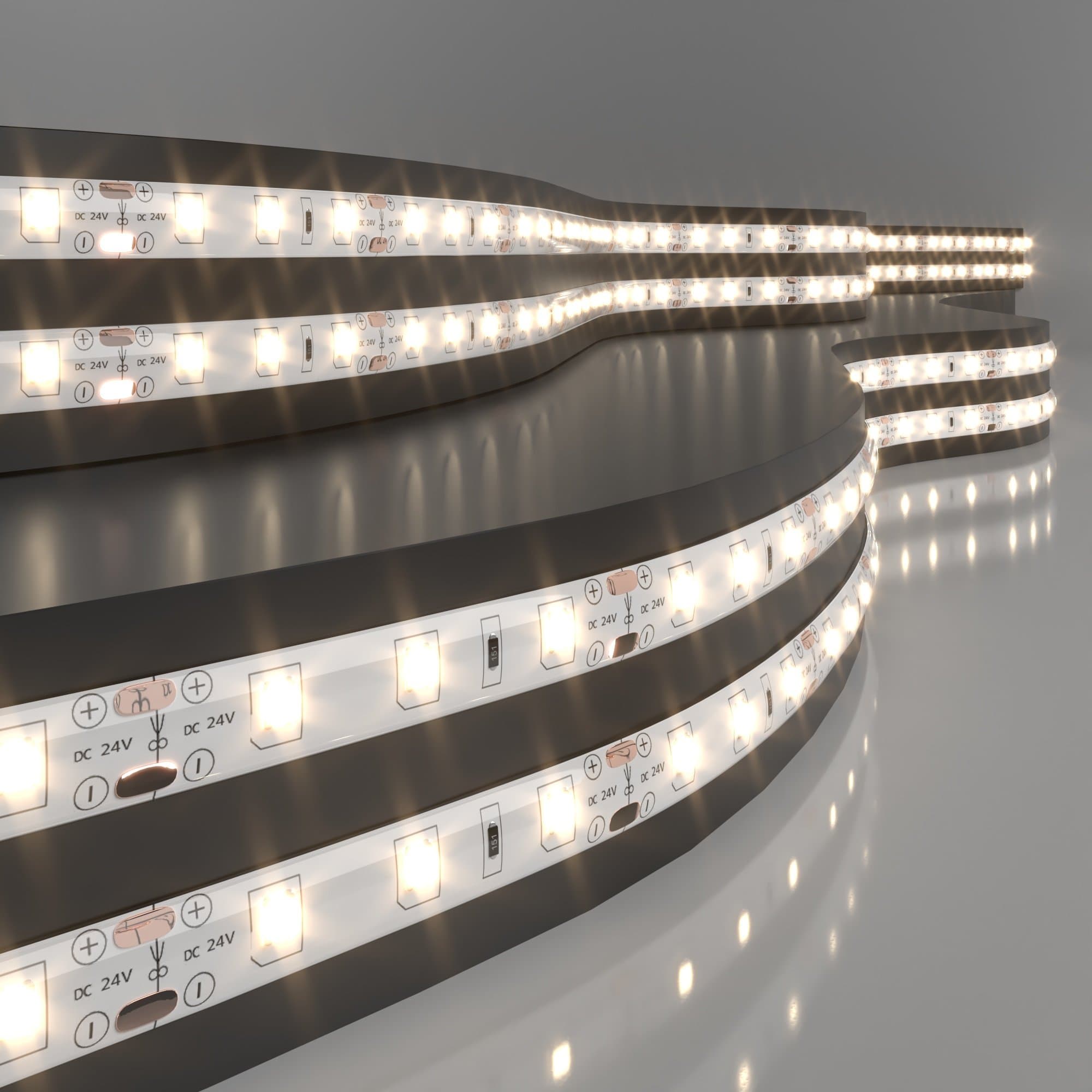 Elektrostandard 2835 24V 60Led 4,8W IP65 / Лента светодиодная 60Led 4,8W IP65 3300K тёплый белый a052956