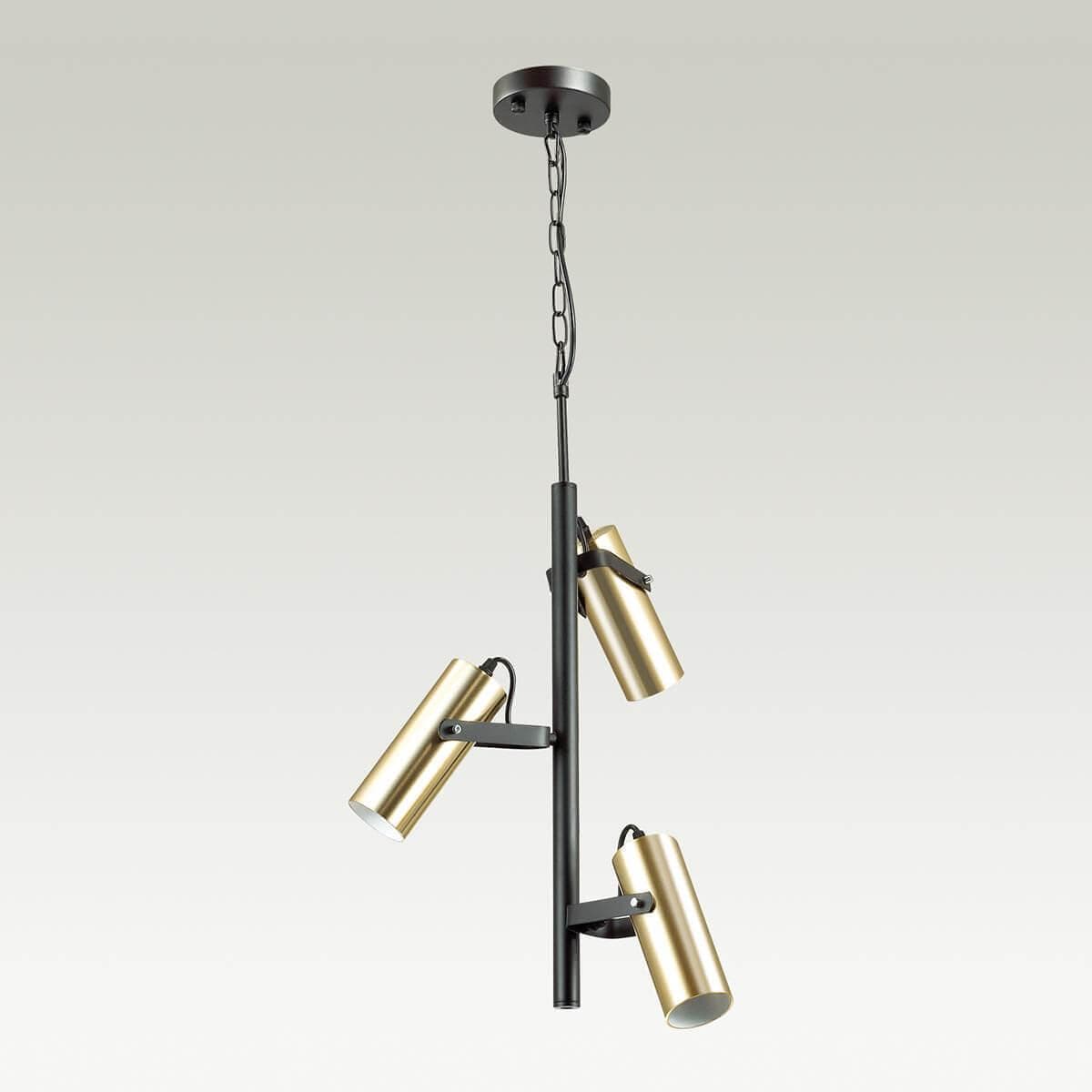 Lumion 3714/3A LN18 091 золотой, чёрный Люстра GU10 220V CLAIRE — миниатюра 4