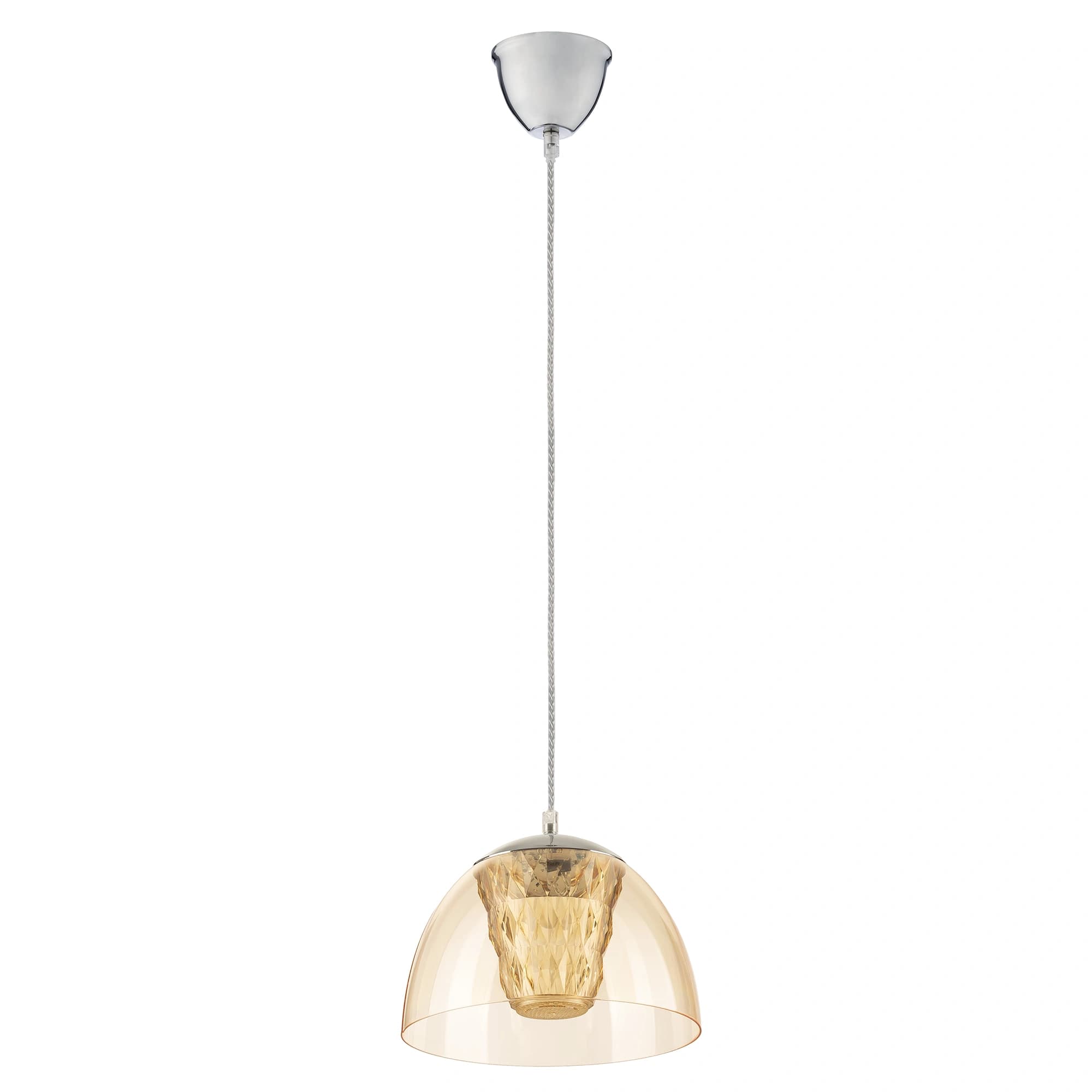 Citilux CL717112 Топаз Желтый Подвес — миниатюра 4
