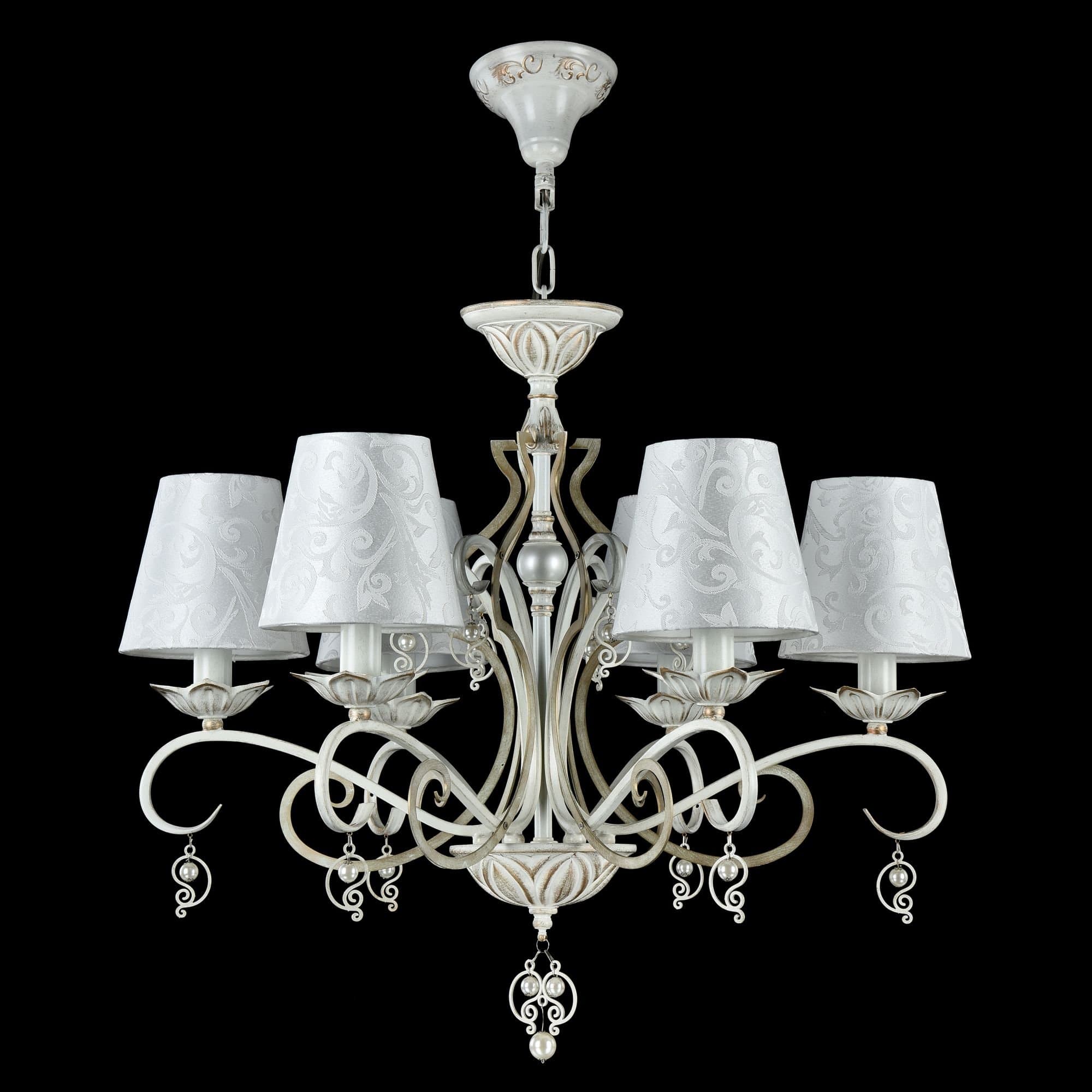 Maytoni Elegant Monile Белый с Золотом Люстра 6xE14 40W ARM004-06-W — миниатюра 4