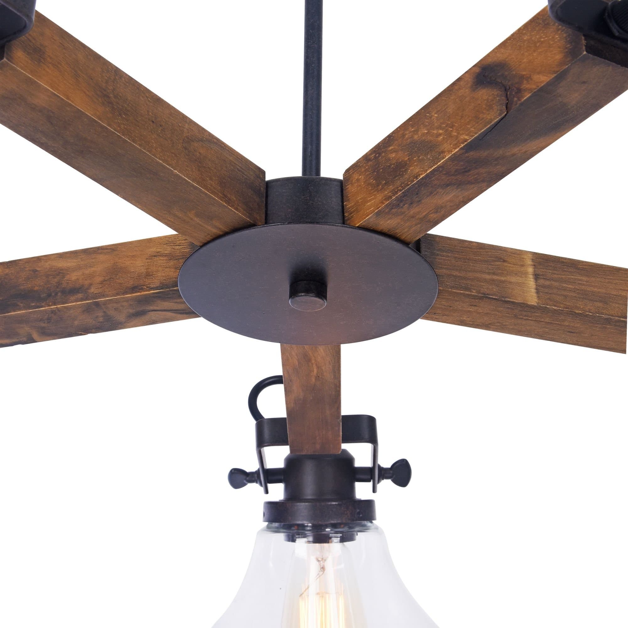 Freya Loft Lorenza Черный Люстра E27 60W FR4171-PL-05-B — миниатюра 5