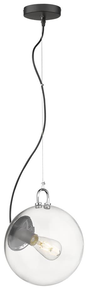 Wertmark WE203.01.103 Подвес Хром/Прозрачный E27 1*60W