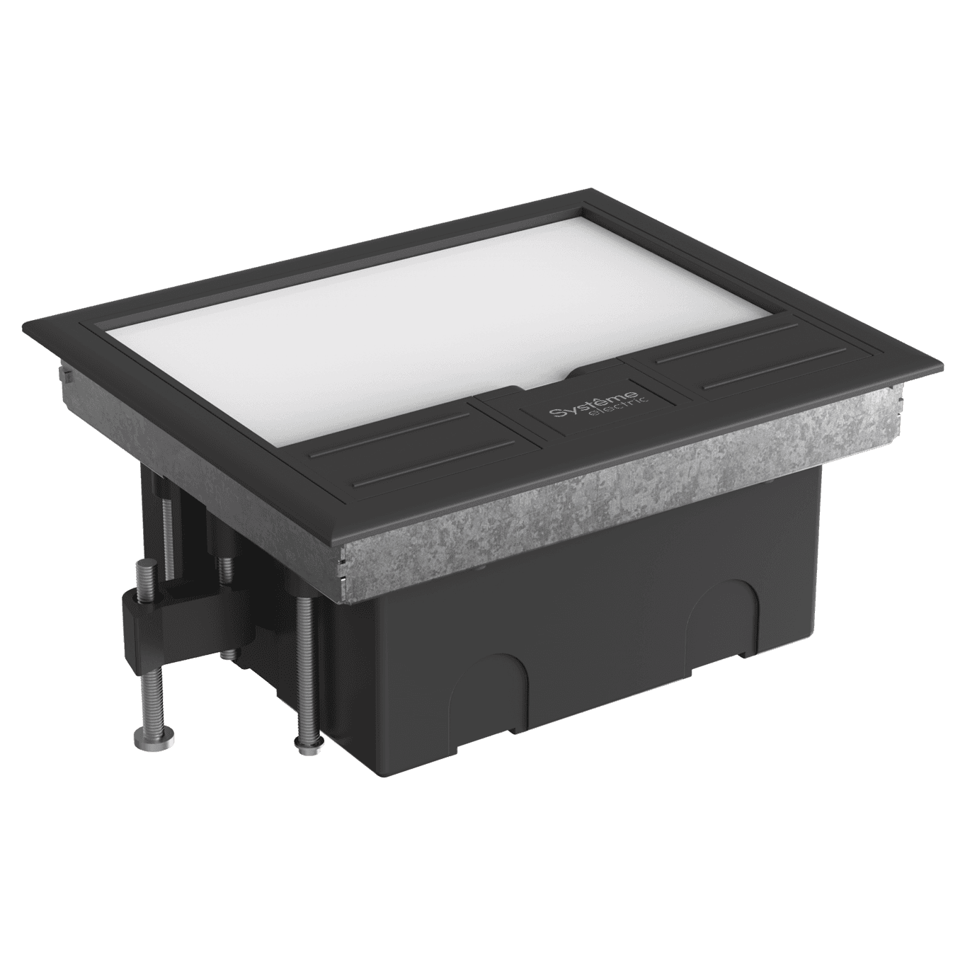 Systeme Elecrtic MultiDesk Люк на 8 модулей IP40 для фальшпола с монтажной коробкой, тип MDK10 — миниатюра 3