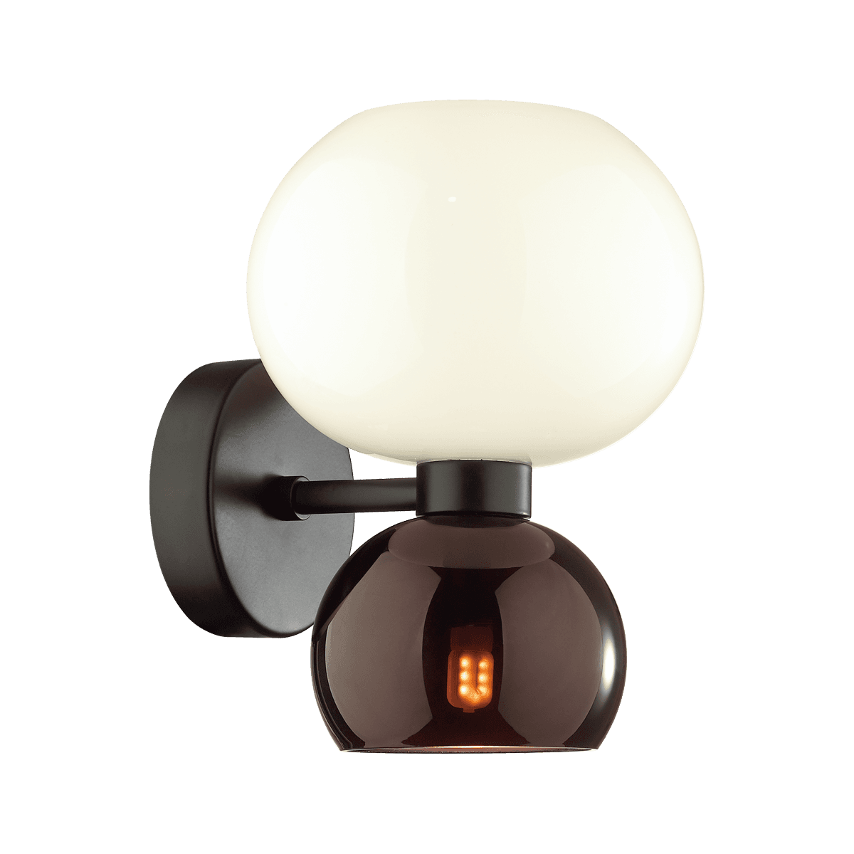 Odeon Light 4978/2W MODERN ODL22 321 черный/белый/бордовый/стекло Бра E14/G9 1*40W+1*40W CHANGI — миниатюра 2