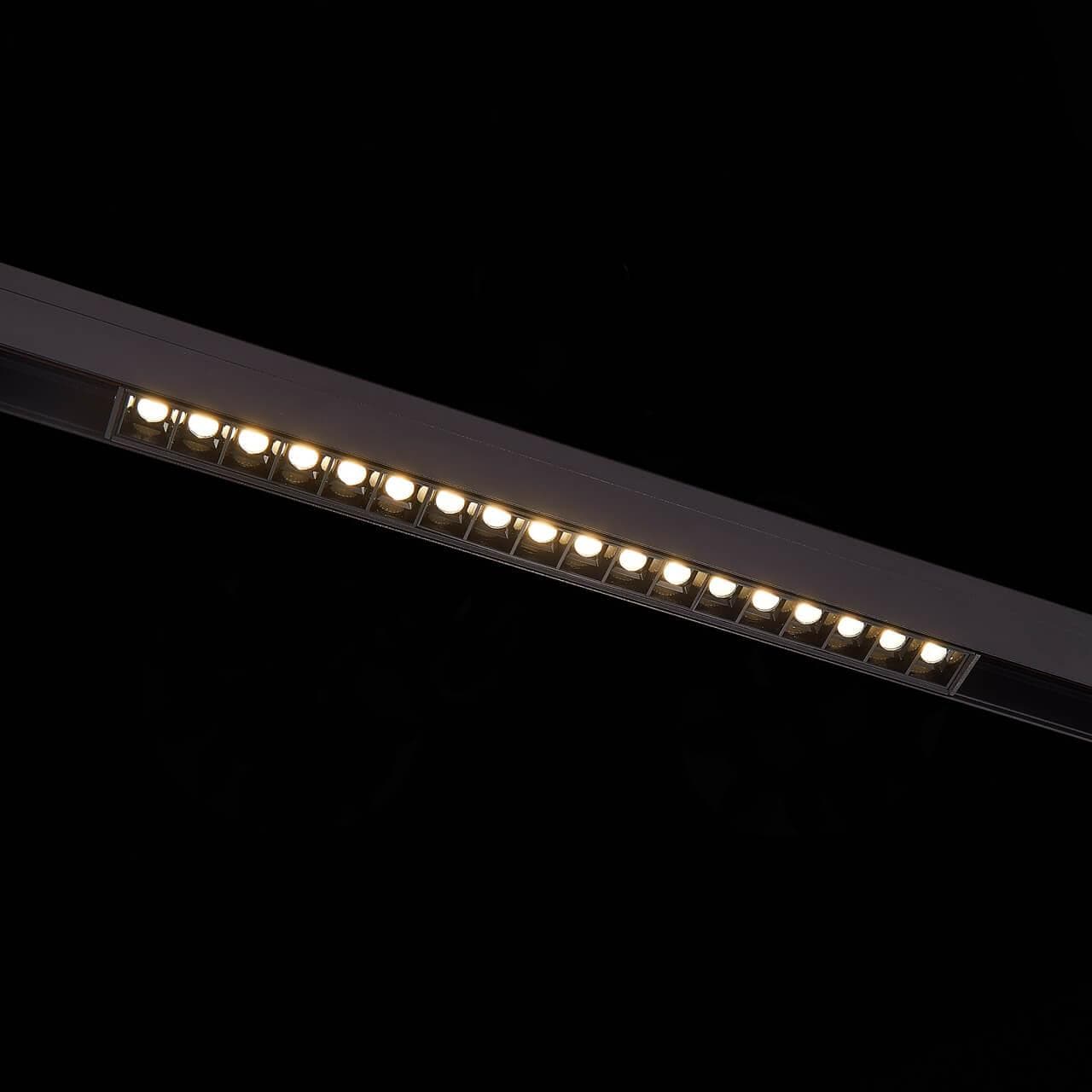 ST Luce ST361.446.18 Магнитный трековый светильник Черный LED 1*18W 4000K 1 407Lm Ra>80 36° IP20 L331xW22xH44 48V — миниатюра 4