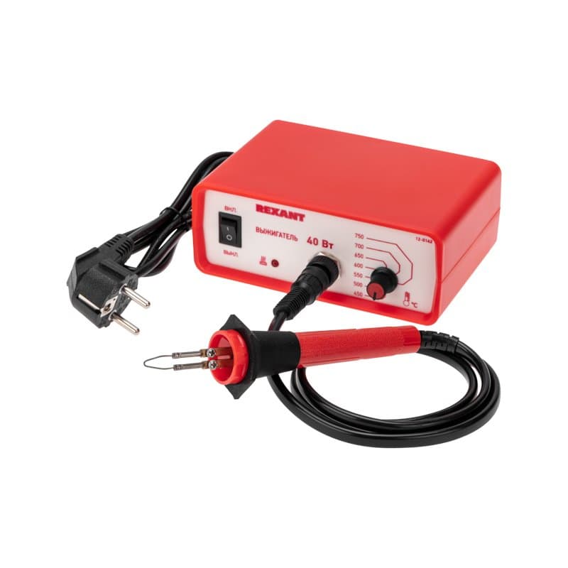 Универсальный выжигательный прибор с функцией термоконтроля 220V/40W Rexant 12-0142 — миниатюра 1