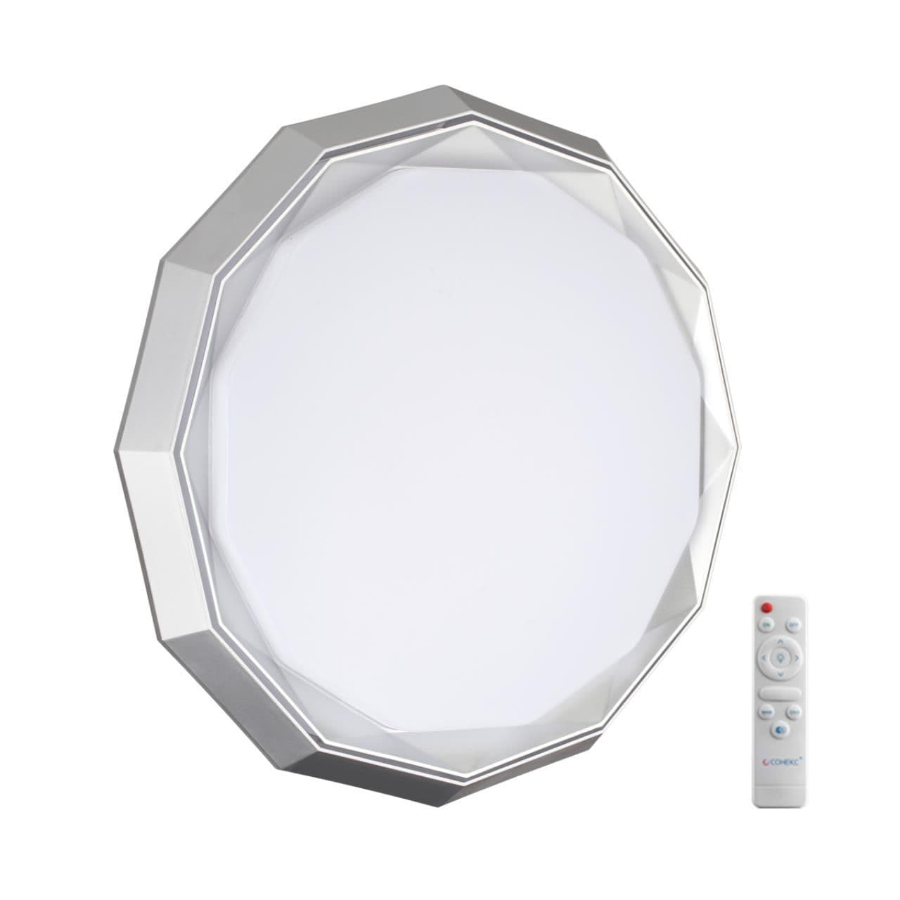 Sonex 7671/DL COLOR SN 000 Светильник пластик/белый/хром LED 48Вт 3000-6000К D435 IP43 пульт ДУ VAXIN