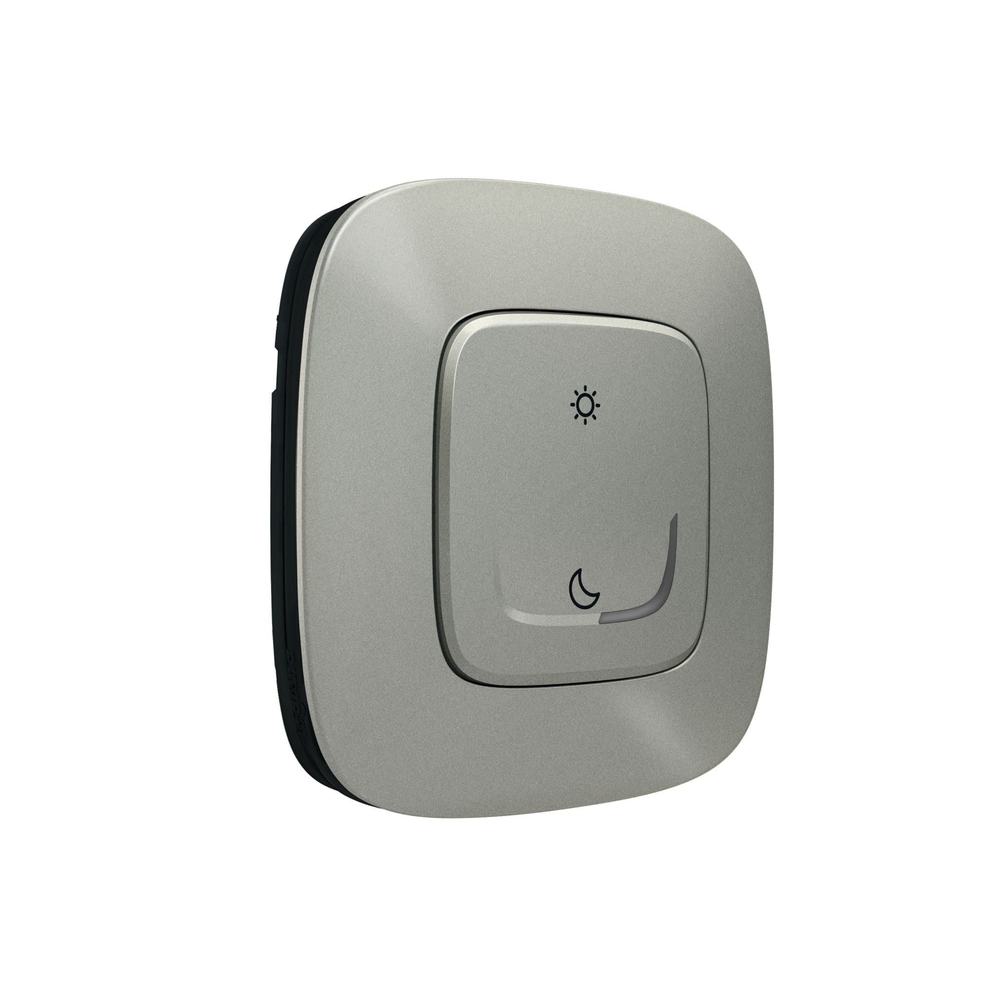 Legrand NETATMO Valena ALLURE Алюминий Выключатель "День/Ночь" беспроводной 752789 — миниатюра 2