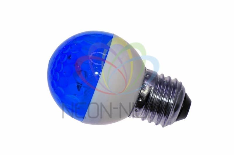 NEON-NIGHT Лампа строб e27 Ø50мм синяя 411-123 — миниатюра 2