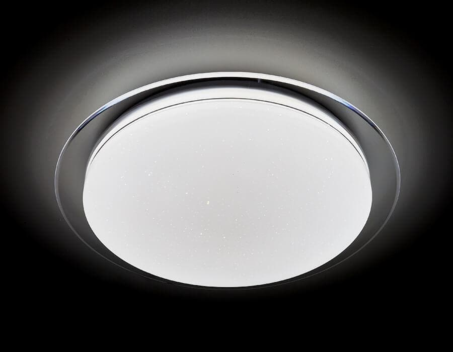 Ambrella Потолочный светодиодный светильник с пультом FF47 WH белый 48W D450*75 (ПДУ ИК)