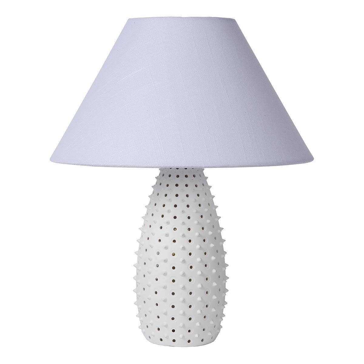 Lucide ARCADIA Лампа настольная Ø 36 cm 2xE27 White 13538/81/31 — миниатюра 1