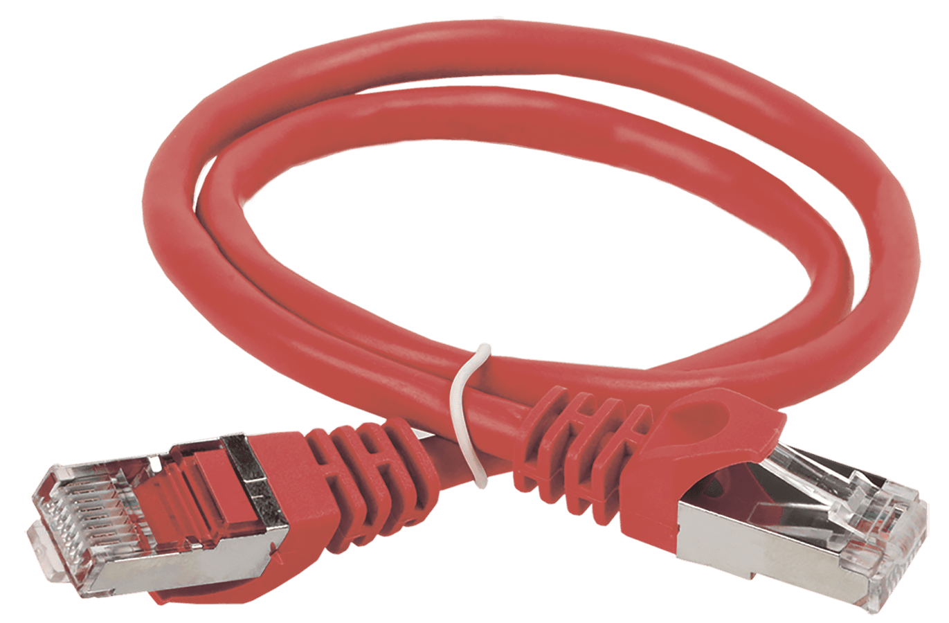 IEK ITK Коммутационный шнур категория 5Е FTP LSZH 7м красный PC04-C5EFL-7M — миниатюра 2