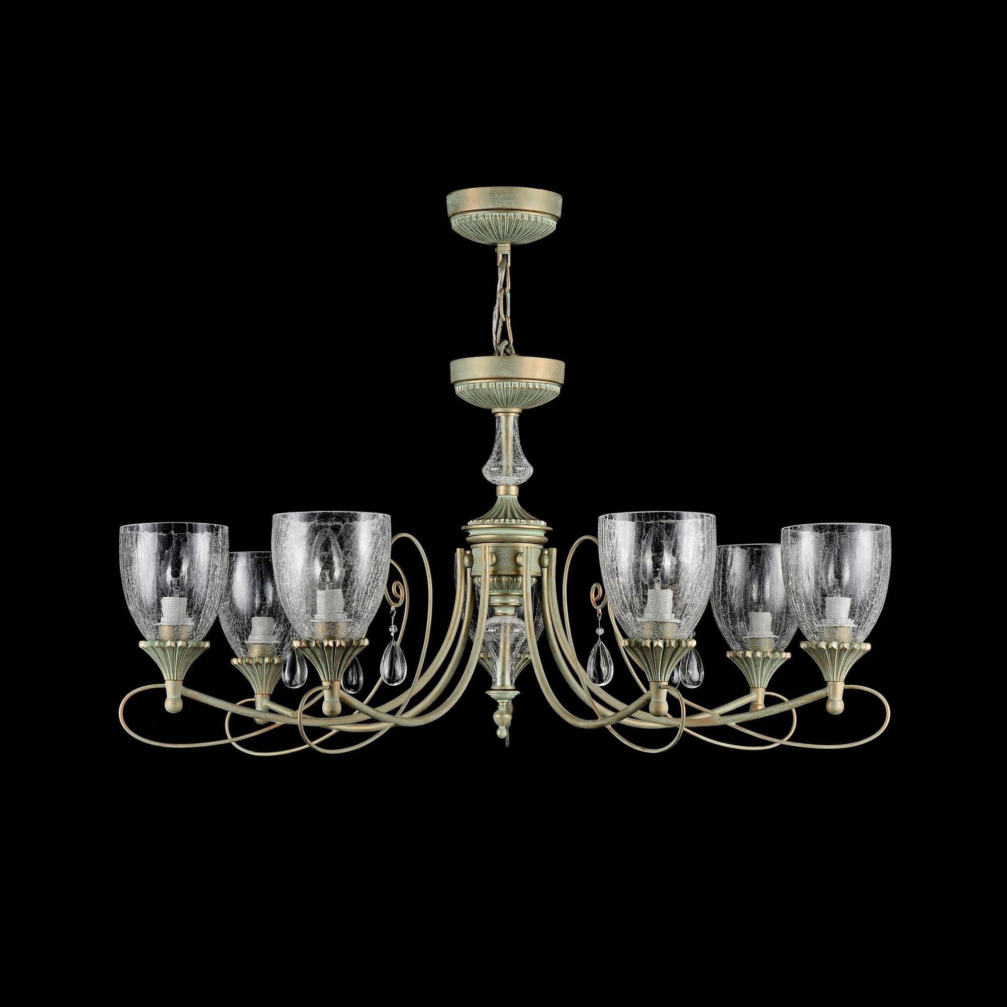 Maytoni Royal Classic Sabina Мятное Золото Люстра 7xE14 60W RC145-PL-07-MG — миниатюра 5