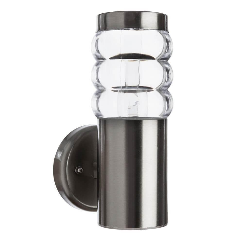 Arte Lamp Portico Серебро/Прозрачный Светильник уличный настенный 20W E27 A8381AL-1SS — миниатюра 1