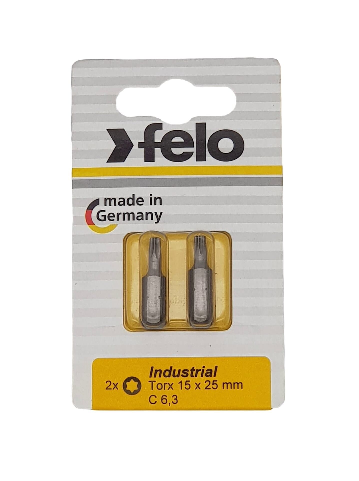 Felo Бита Torx 15X25, серия Industrial, 2 шт в блистере 02615036 — миниатюра 3