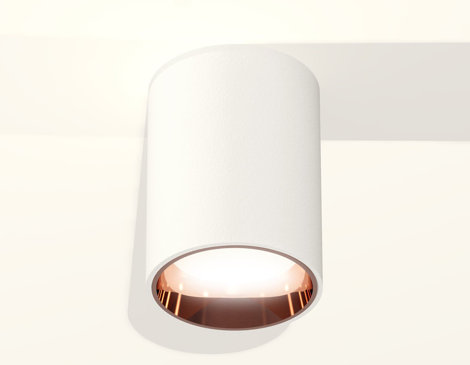 Ambrella Комплект накладного светильника XS6312024 SWH/PPG белый песок/золото розовое полированное MR16 GU5.3 (C6312, N6114) — миниатюра 3