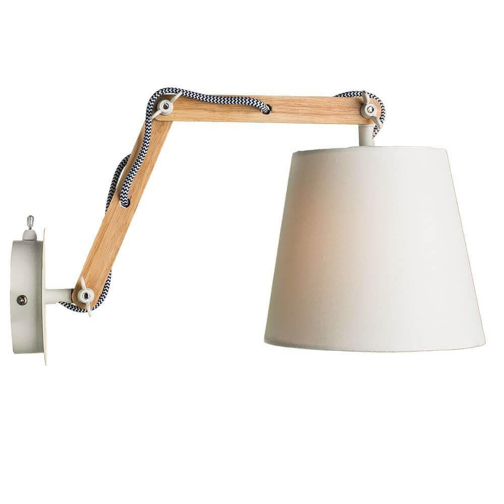 Arte Lamp Pinocchio Белый Бра 40W E14 A5700AP-1WH — миниатюра 7