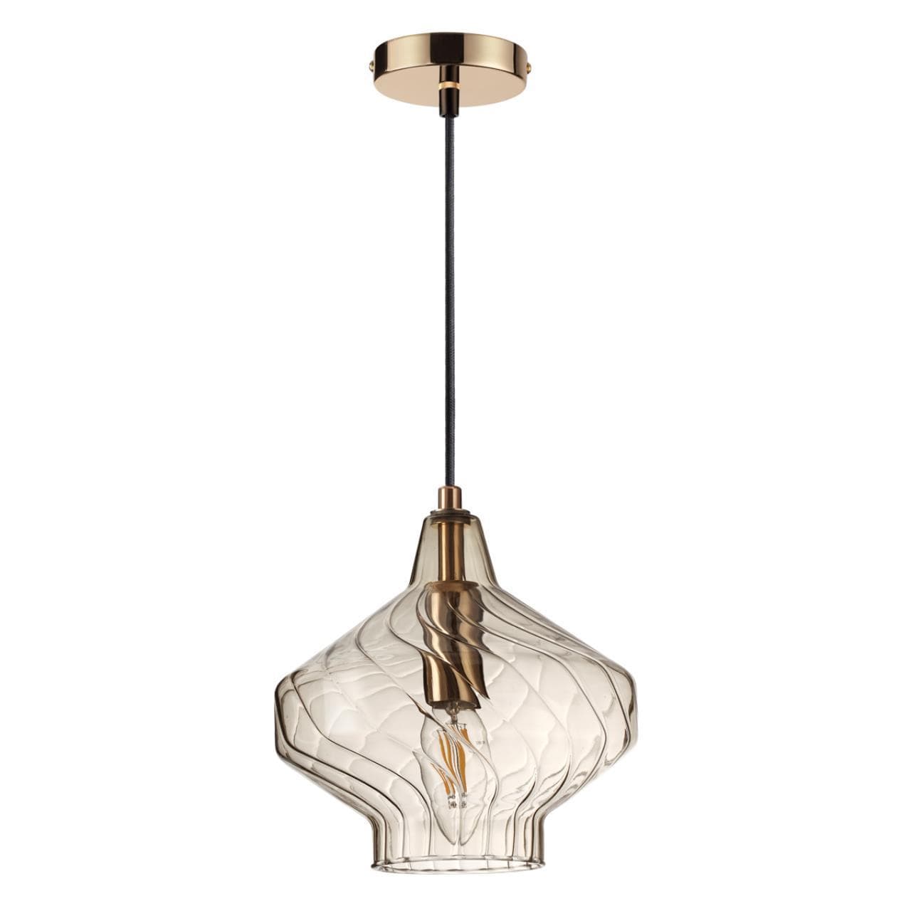 Lumion 4586/1 SUSPENTIONI LN21 золотой, бежевый Подвес E14 60W 220V DOVE — миниатюра 1