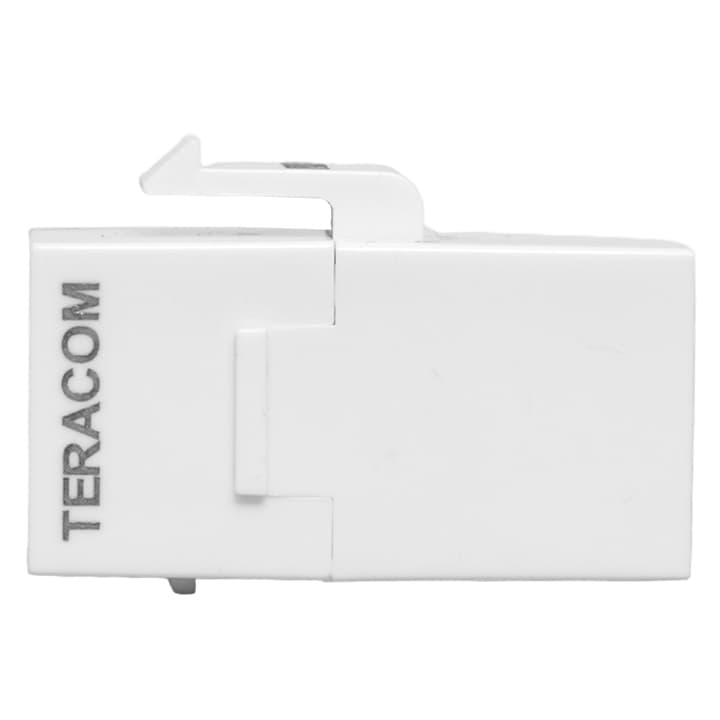 EKF TeraLINK PRO Адаптер проходной TeraLINK PRO Cat.6 неэкранированный RJ45-RJ45 тип Keystone белый — миниатюра 3