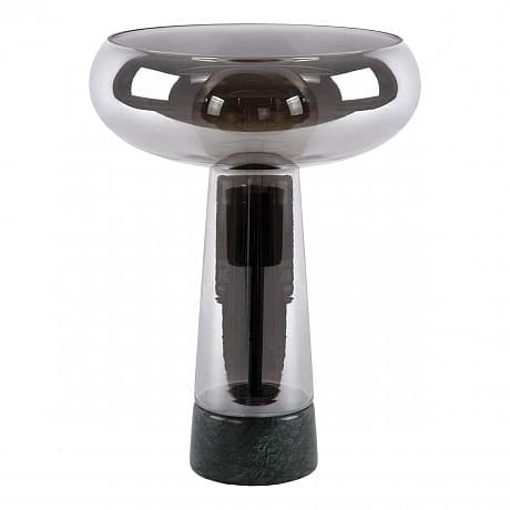 Lucide LISTELLE Лампа настольная Ø 28 cm 1xE27 Smoke Grey 03528/01/65 — миниатюра 2