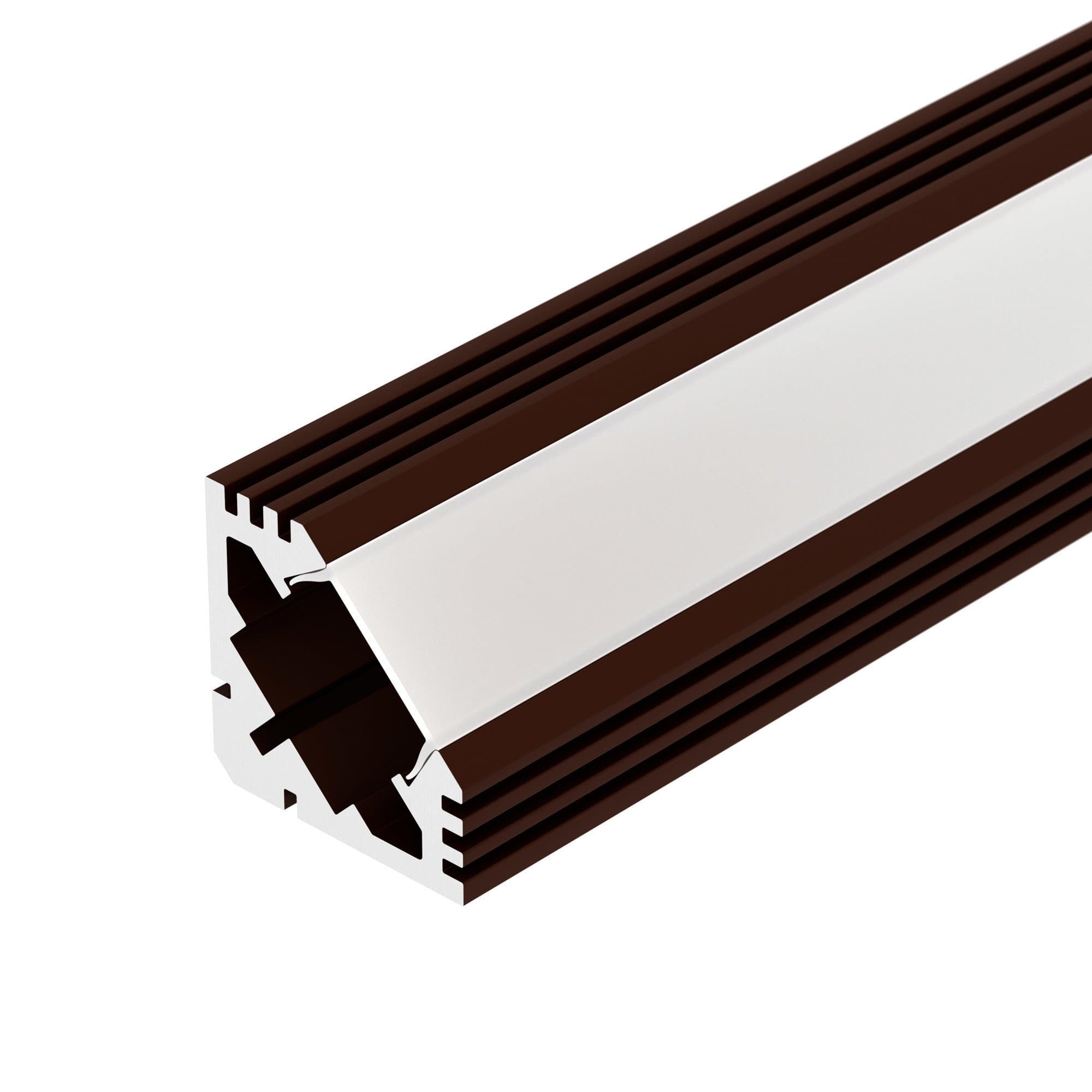 Arlight Профиль PDS45-T-2000 ANOD Brown Deep (Алюминий) 017643