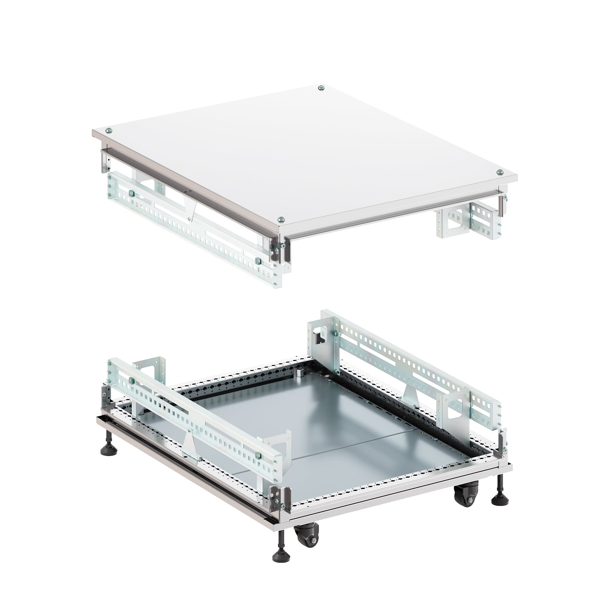 DKC Крыша основание сплошные IT-CQE 800x1200, RAL7035 — миниатюра 2