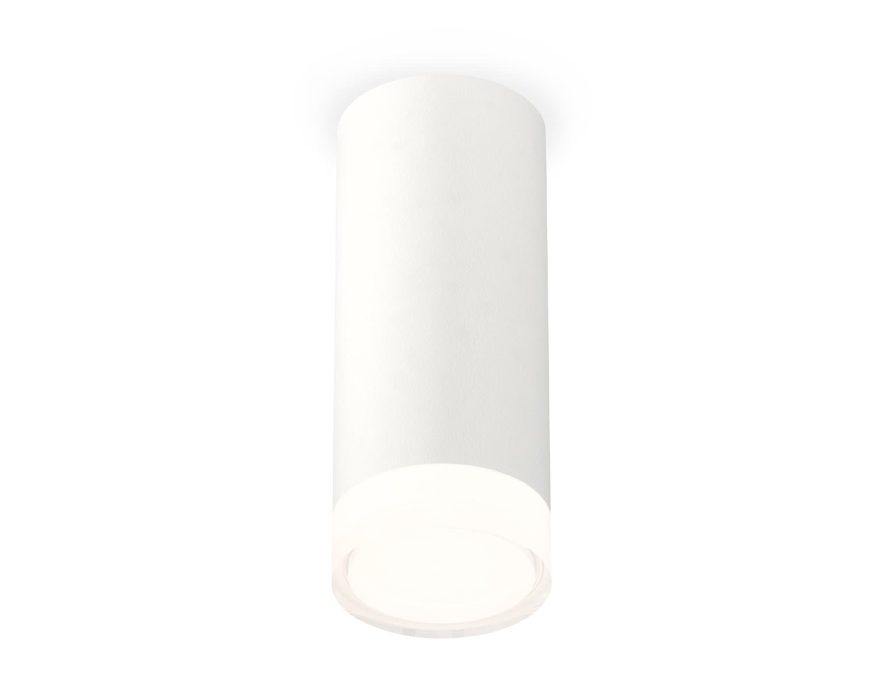 Ambrella Комплект накладного светильника с акрилом XS7442014 SWH/FR/CL белый песок/белый матовый/прозрачный MR16 GU5.3 (C7442, N7160) — миниатюра 1