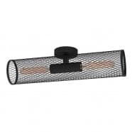 Eglo REDCLIFFE Настенно-потолочный светильник REDCLIFFE, 2Х40W, E27, L540, B120, H145, сталь, черный 43535