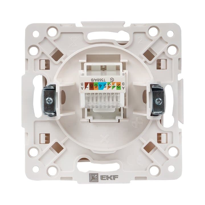 EKF PROxima Стокгольм Белый Розетка RJ-45 — миниатюра 4