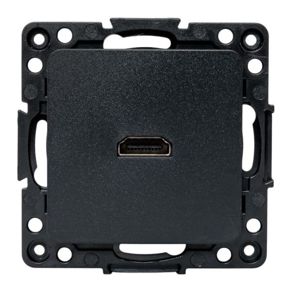 EKF Стокгольм Механизм розетки HDMI черный — миниатюра 3