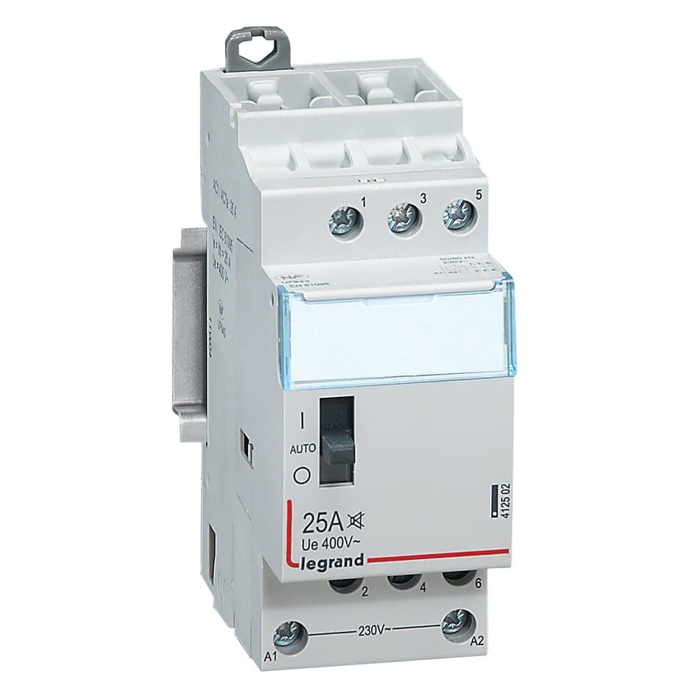 Legrand CX3 Контактор быт.230V б/ш. 3Н0 25А 412502