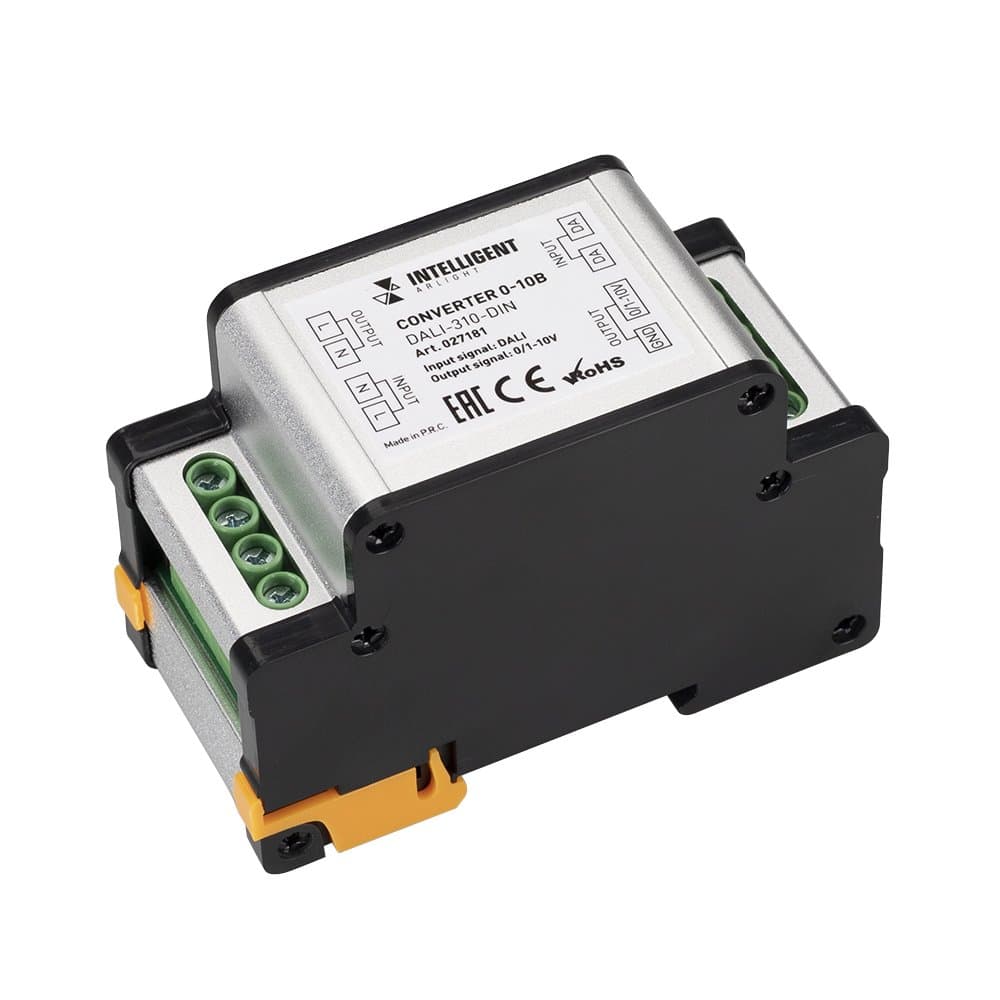 Arlight INTELLIGENT Конвертер 0-10В DALI-310-DIN (AC 230V, DALI, 0-10) (INTELLIGENT -) 027181