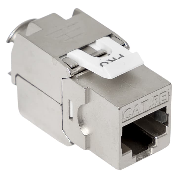 EKF TeraLINK PRO Модуль Keystone TeraLINK PRO Cat.5E экранированный STP 110 IDC 180 градусов самозажимной (Toolless) — миниатюра 1