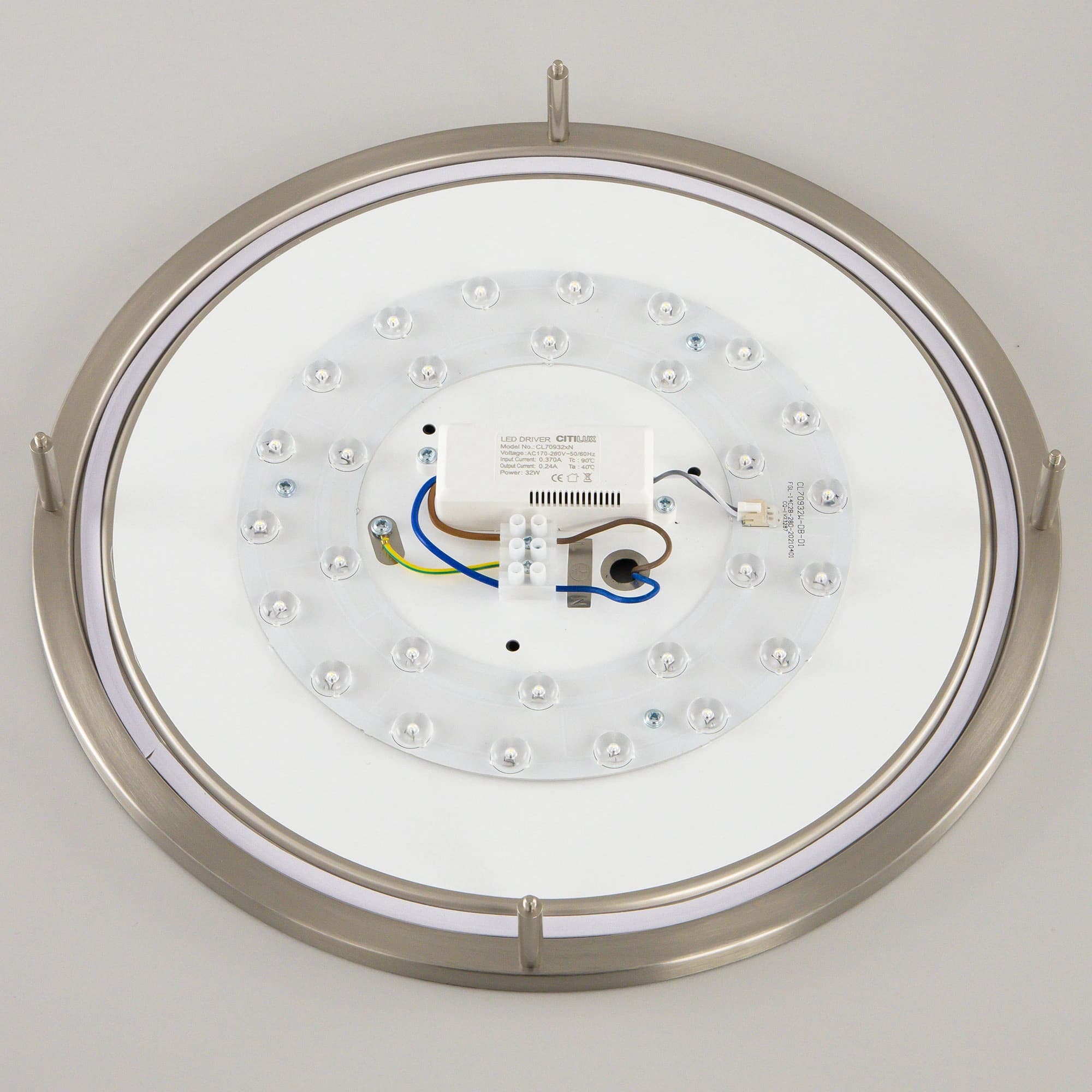 Citilux CL709321N Бостон Хром матовый Светильник накладной LED 32W*4000K — миниатюра 11