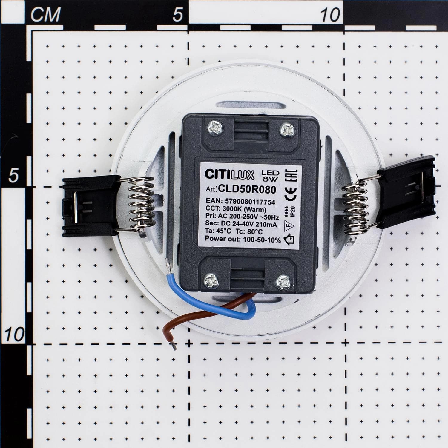 Citilux CLD50R080N Омега Белый Светильник Встр 8W*4000K — миниатюра 5