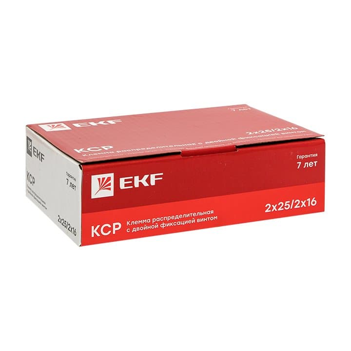 EKF PROxima Клемма распределительная КСР с двойным винтом 2x25/2x16 желто-зеленая — миниатюра 8