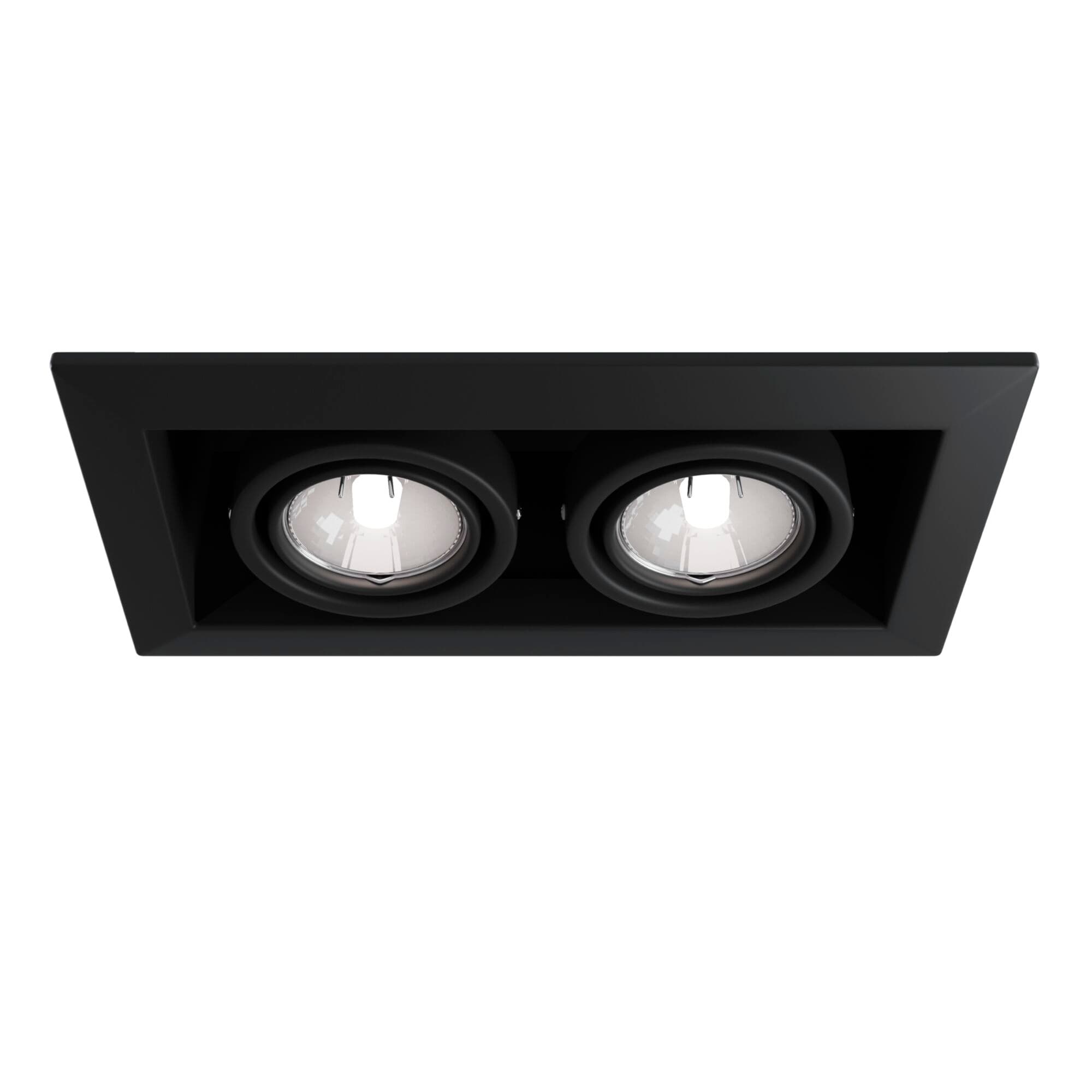 Maytoni DownLight Metal Черный Встроенный светильник 2xGU10 50W DL008-2-02-B — миниатюра 3