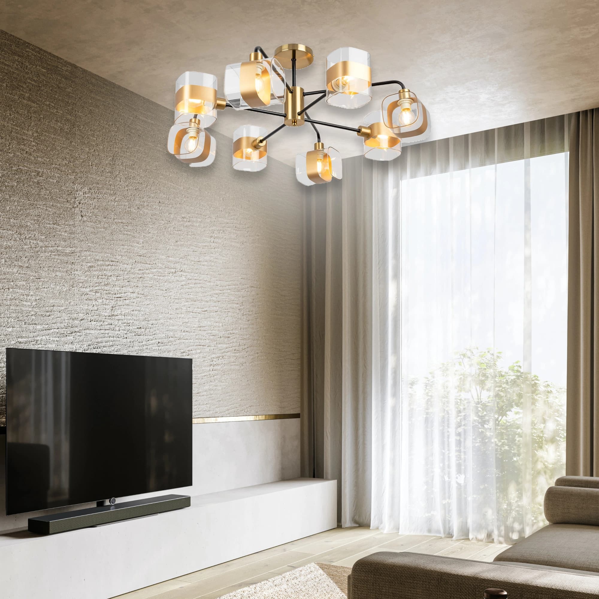 Citilux CL140181 Бертон Бронза+Черный Люстра — миниатюра 11