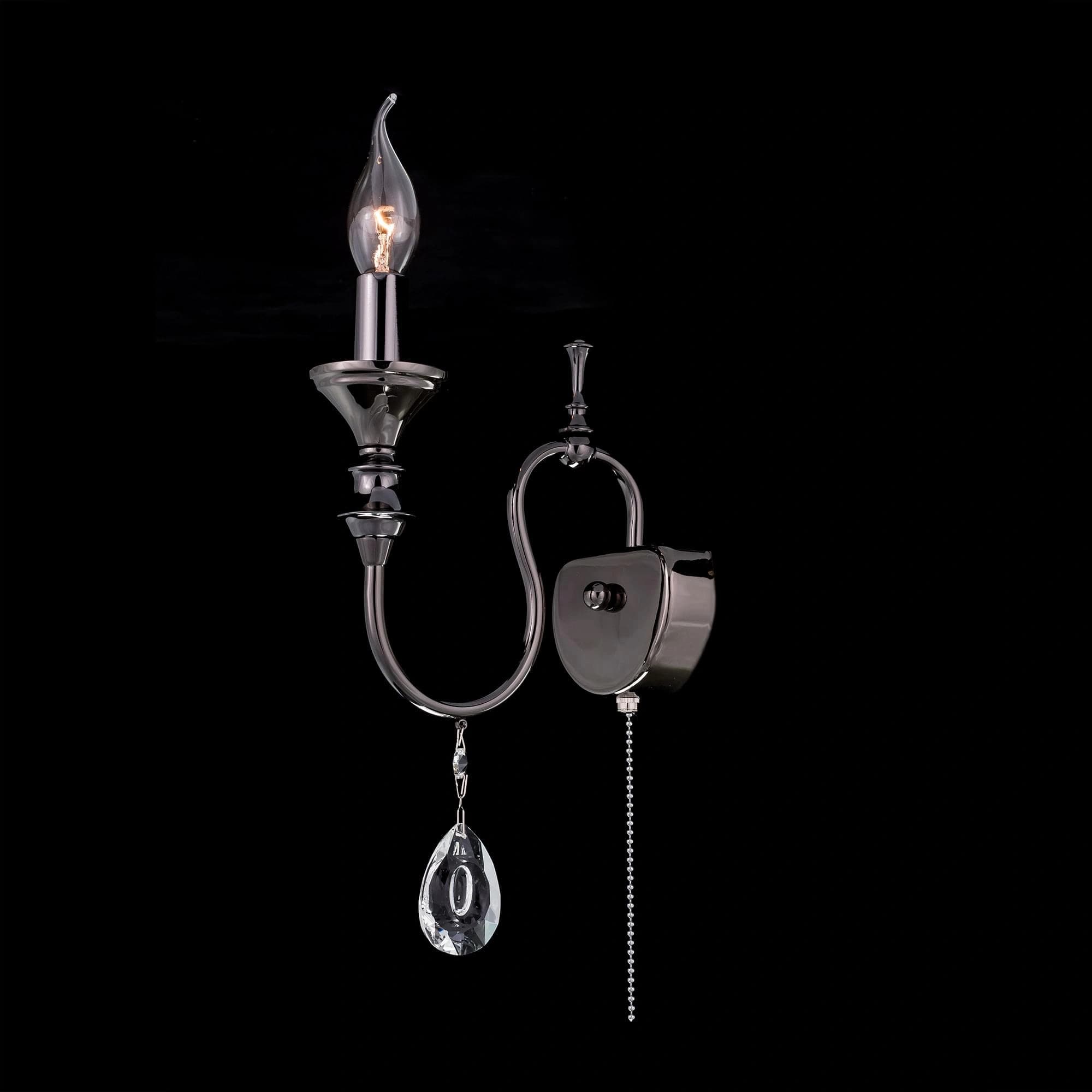 Citilux CL437314 Рига Черн.Хром Светильник Бра — миниатюра 1