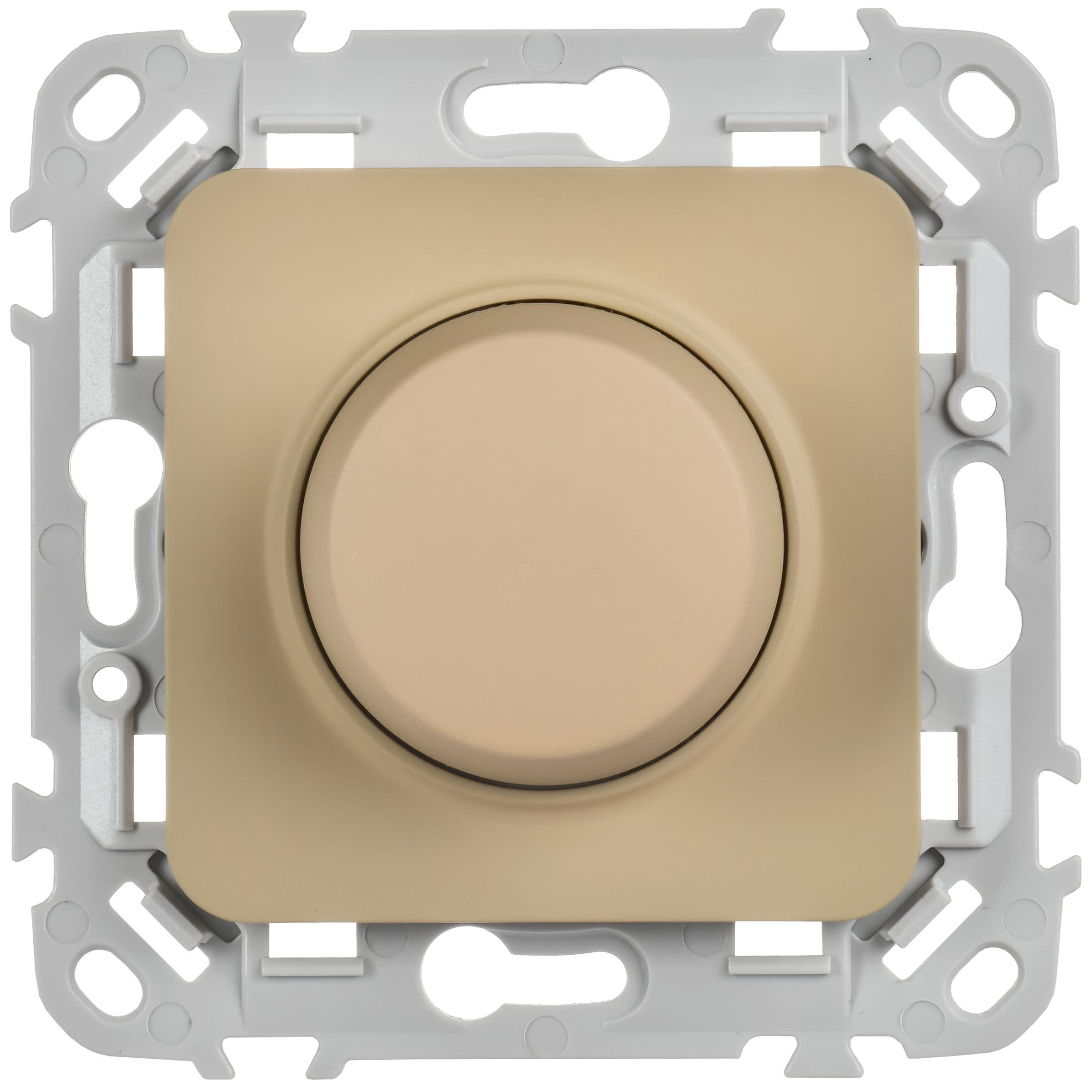 IEK FLITE Хаки Светорегулятор проходной TRIAC 550Вт — миниатюра 2
