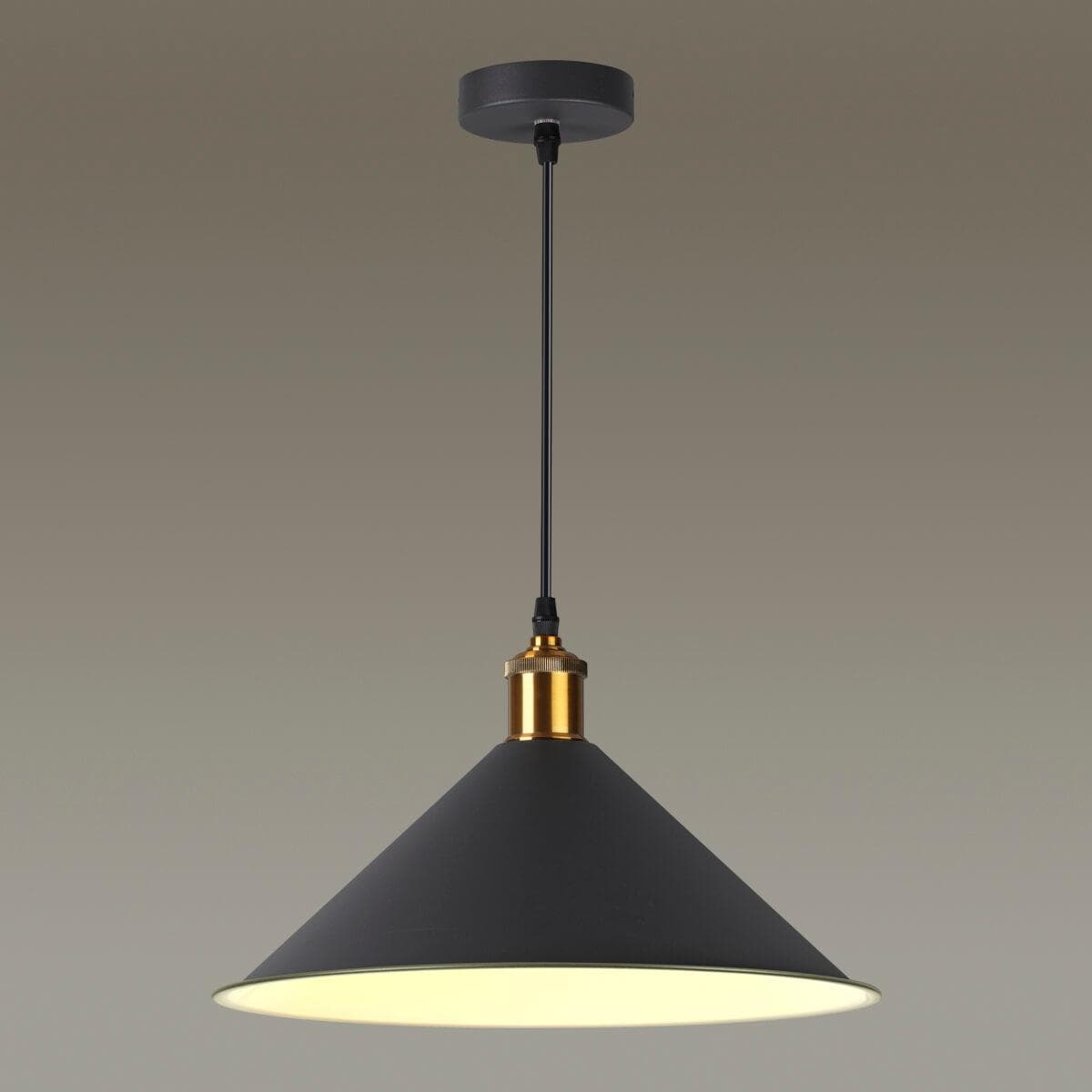 Odeon Light 3364/1 ODL17 252 черный, бронзовый Подвес E27 60W 220V AGRA — миниатюра 2