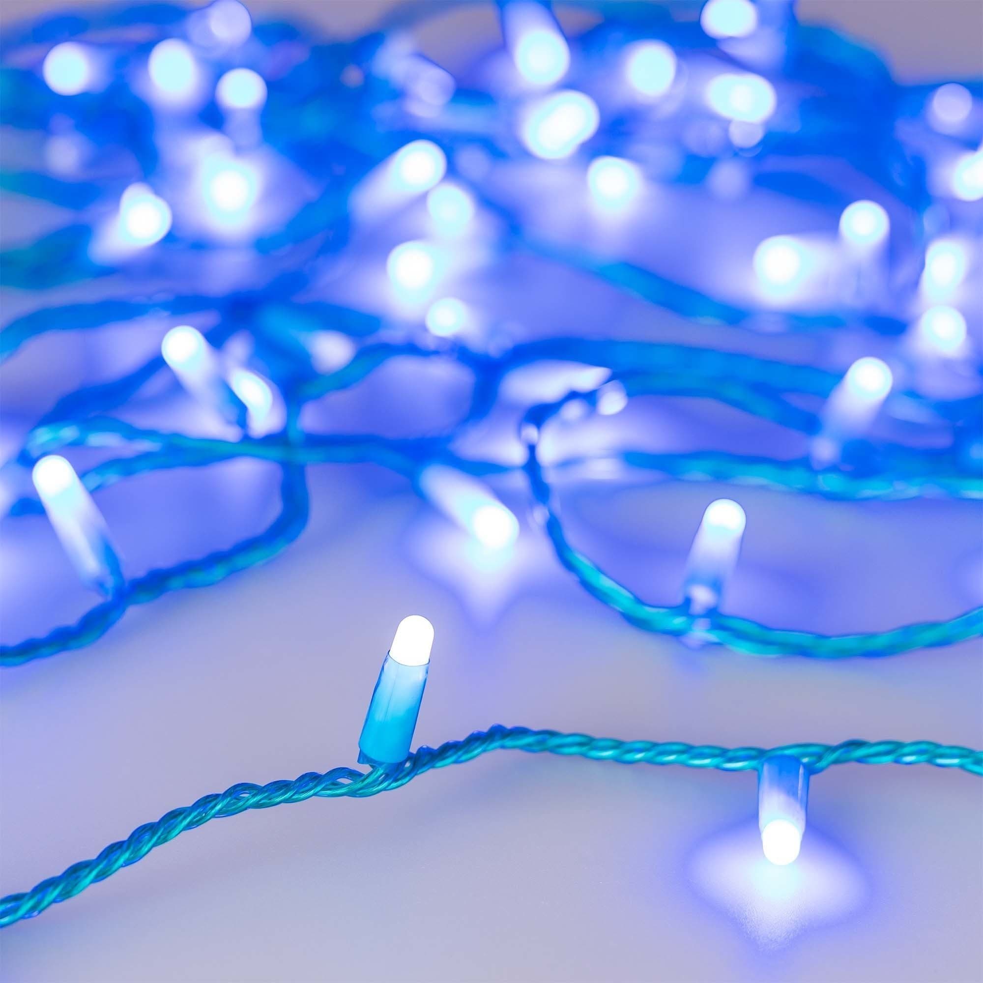 Arlight Светодиодная гирлянда ARD-STRING-CLASSIC-10000-BLUE-100LED-MILK-FLASH Blue (230V, 7W) (Ardecoled, IP65) 031199