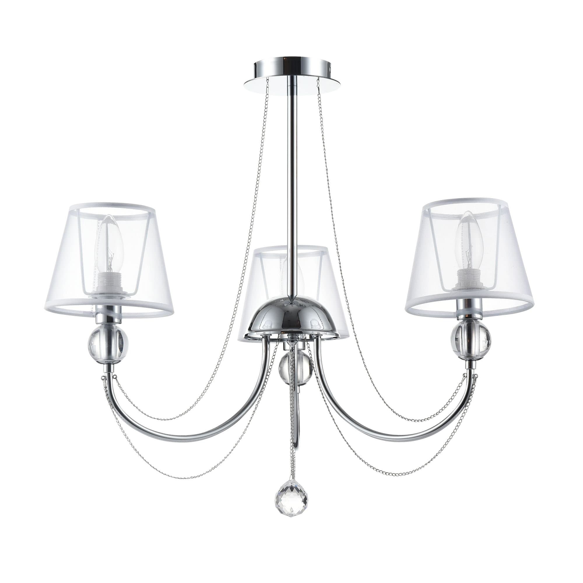Freya Modern Beverly Хром Люстра E14 40W FR5661-PL-03-CH — миниатюра 2