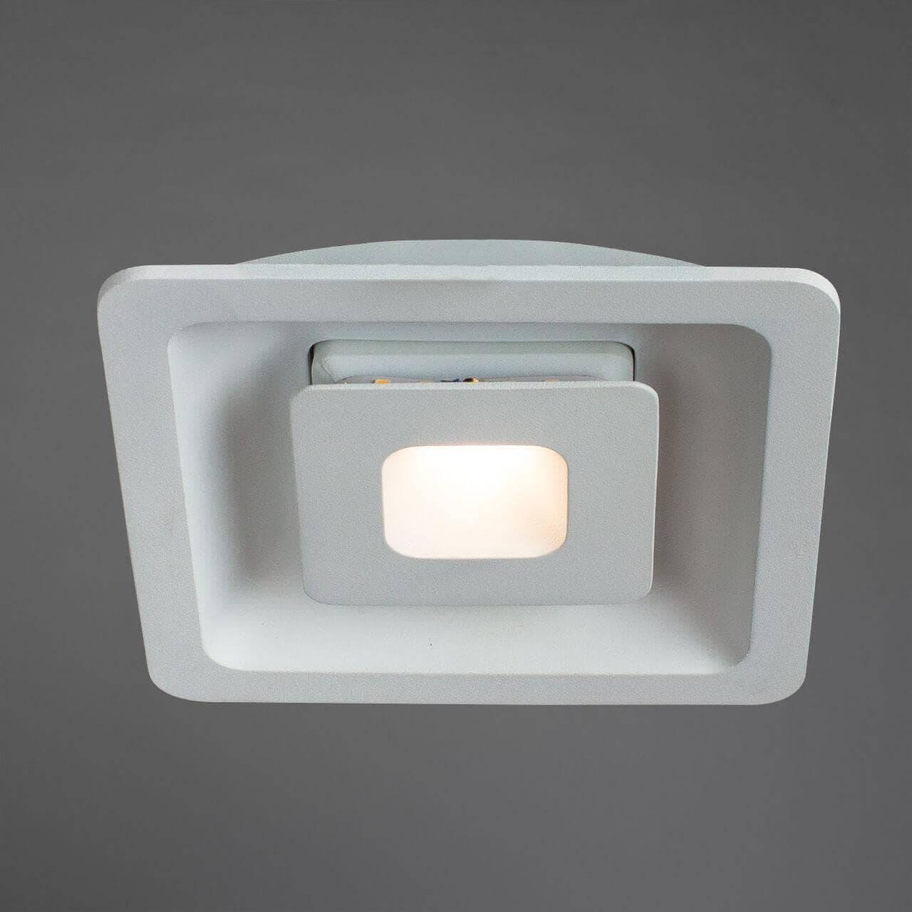 Arte Lamp CANOPO Встраиваемый точечный светильник 3,2*12*12 A7243PL-2WH — миниатюра 4