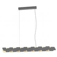Eglo 390032 Подвесной потолочный светильник (люстра) ALTAGRACIA, LED 4x11W, 5000lm, L1350, B65, H1500, сталь, черный, золотой