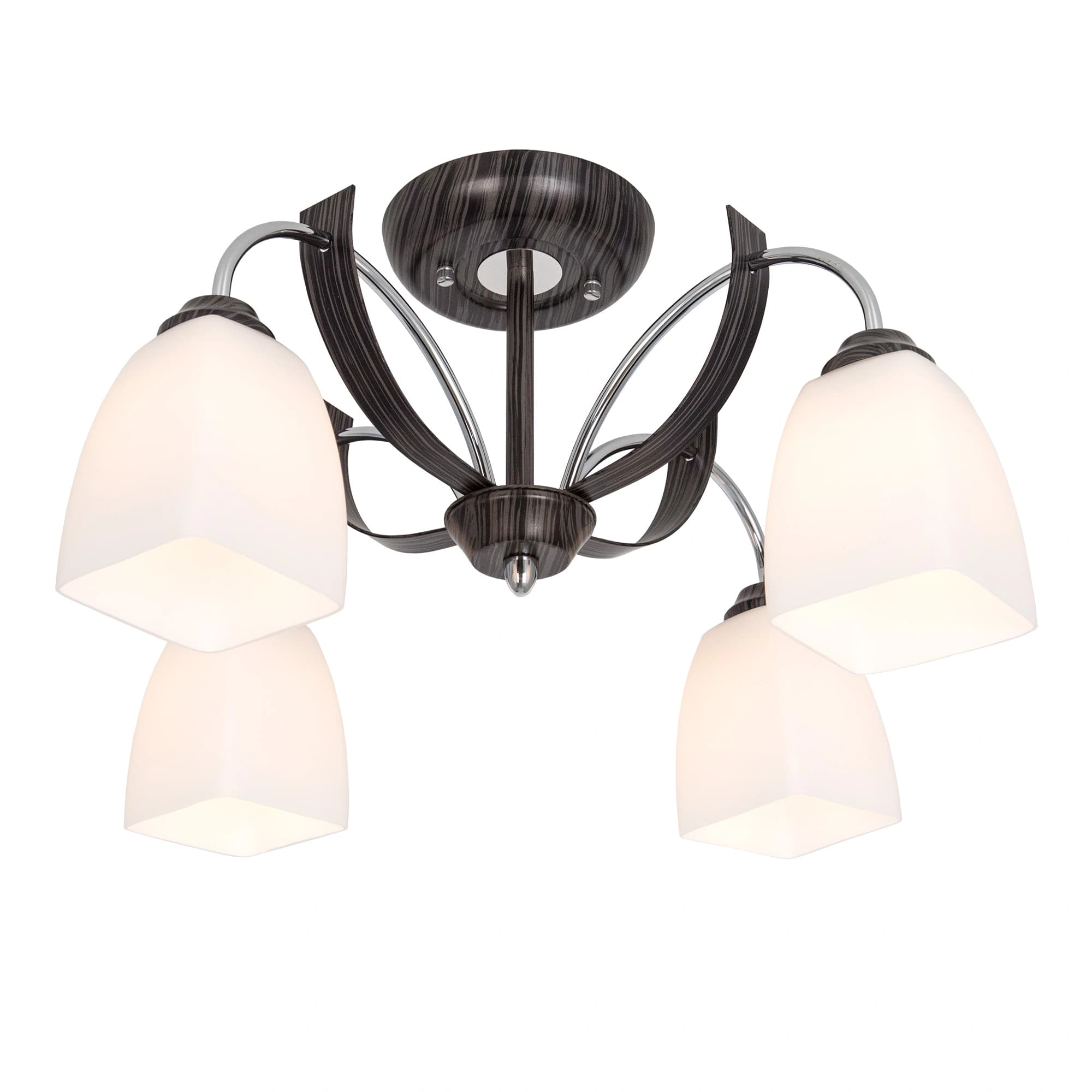 Citilux CL128141 Крокус Хром+Венге Светильник Люстра